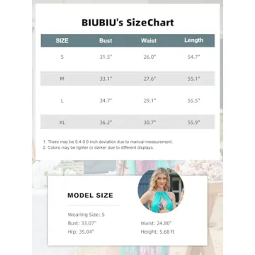 BIUBIU Women's Sexy Boho Maxi Dress for Summer Parties