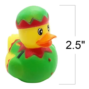 ArtCreativity Holiday Rubber Duckies for Kids - 12 Pack
