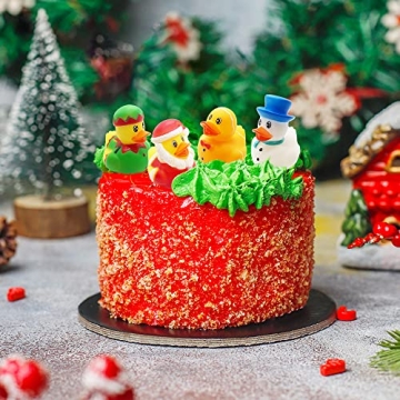 ArtCreativity Holiday Rubber Duckies for Kids - 12 Pack