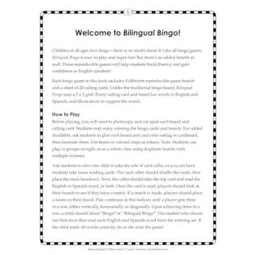 Bilingual Bingo (Spanish and English Edition)