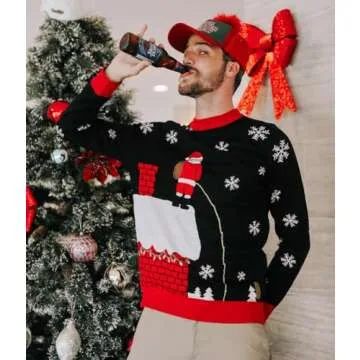 Tipsy Elves Christmas Sweaters with LED Lights for Men
