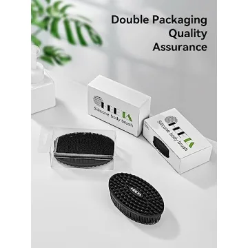 HEETA Silicone Body Scrubber for Gentle Exfoliation and Cleansing
