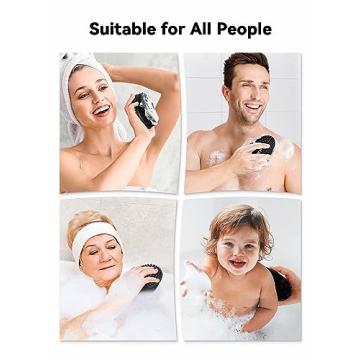 HEETA Silicone Body Scrubber for Gentle Exfoliation and Cleansing