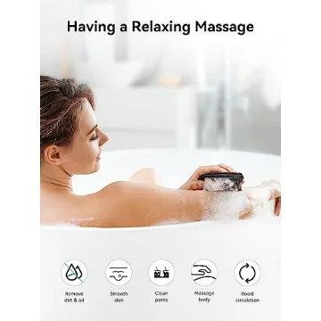 HEETA Silicone Body Scrubber for Gentle Exfoliation and Cleansing