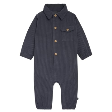 Adorable Boys' Corduroy Romper for Comfort and Style