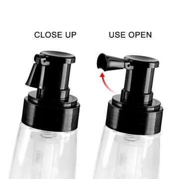 2 Pieces Barber Powder Spray Bottle, Empty Powder Travel Cosmetics Blower, Refillable Hair Fiber Applicator for Hair Salon, Home, Beauty (140ml+140ml)