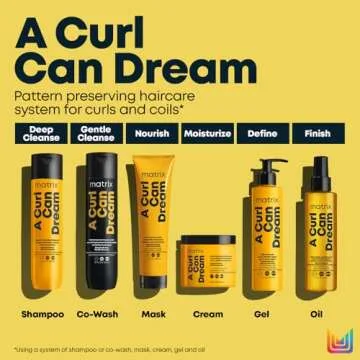 Matrix A Curl Can Dream Deep Cleansing Shampoo | Clarifying| Preserves Curl Pattern, Removes Build Up | For Curly & Coily Hair | Silicone & Paraben Free | With Manuka Honey Extract | 10.1 Fl. Oz.