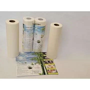 Belinlen Bamboo Paper Towels 4 Rolls Heavy Duty Washable