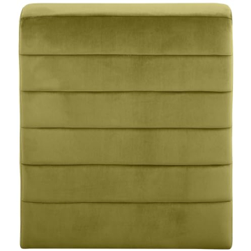 Meridian Modern Velvet Accent Chair in Rich Olive