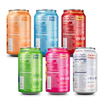 Poppi Sparkling Prebiotic Soda Beverage Variety Pack - Refreshing & Healthy, 12 Fl Oz, Pack of 12