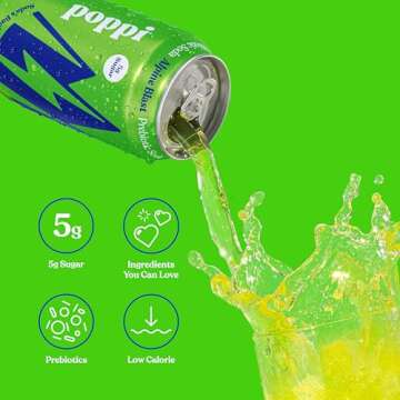Poppi Sparkling Prebiotic Soda - Guilt-Free Refreshment