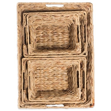 DII Hyacinth Storage Baskets - Assorted Sizes for Style
