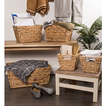 DII Hyacinth Storage Baskets - Assorted Sizes for Style