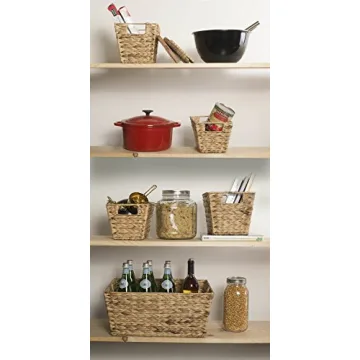 DII Hyacinth Storage Baskets - Assorted Sizes for Style
