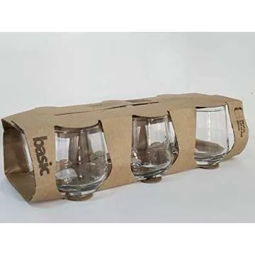 Home Essentials Basic Set of 6 3.25 oz Shot Glass
