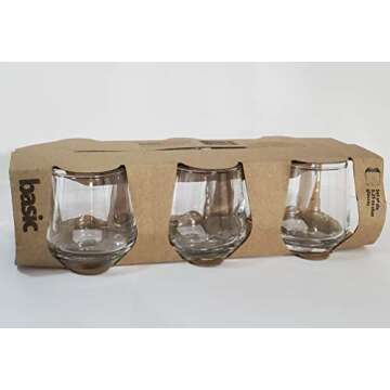 Home Essentials Basic Set of 6 3.25 oz Shot Glass