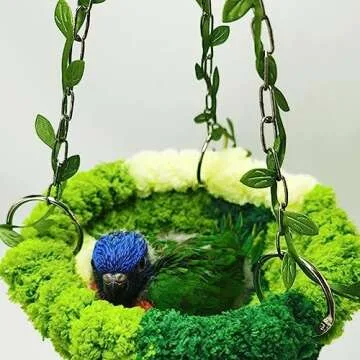 Bird Nest Hammock for Small Birds - Parrots & More