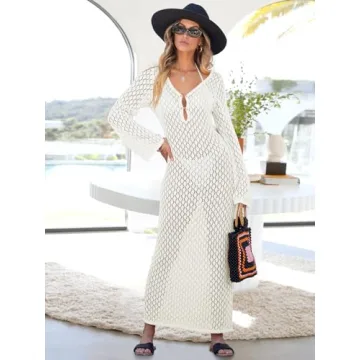 ANRABESS Women's Crochet Cover Up for Summer Style