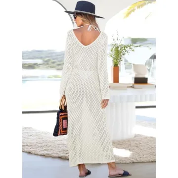 ANRABESS Women's Crochet Cover Up for Summer Style