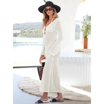 ANRABESS Women's Crochet Cover Up for Summer Style
