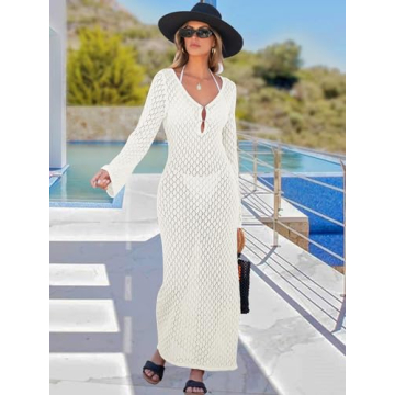 ANRABESS Women's Crochet Cover Up for Summer Style