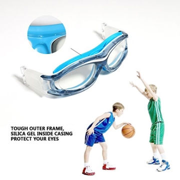 Durable Kids Sport Goggles for Basketball and Soccer