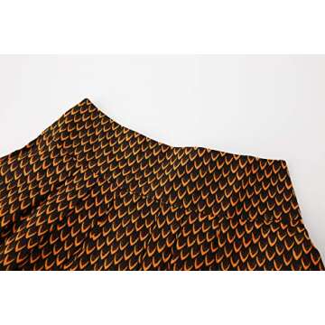 Hybrid Fashionista African Skirts for Women (Size USA 8) A-line Pleated Flared Midi Skirts - High Waist Skirts