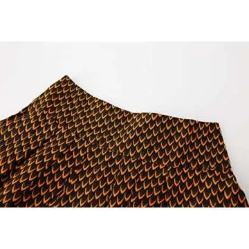 Hybrid Fashionista African Skirts for Women (Size USA 8) A-line Pleated Flared Midi Skirts - High Waist Skirts