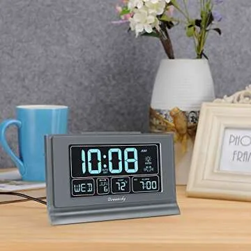 DreamSky Digital Alarm Clock with USB Charging Ports