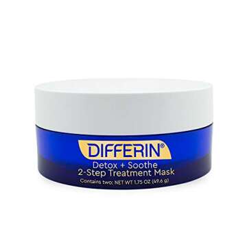 Differin Clay Face Mask for Acne Prone Skin - Detox & Soothe