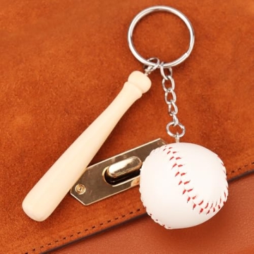 kcrygogo Mini Baseball Keychain for Sports Lovers