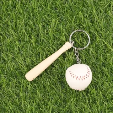 kcrygogo Mini Baseball Keychain for Sports Lovers