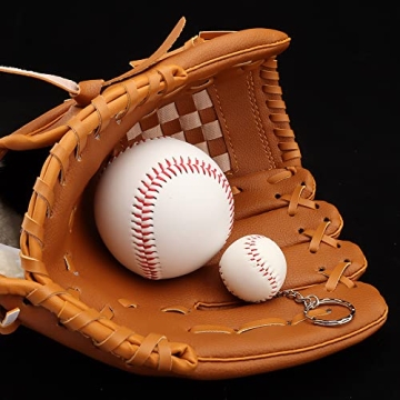 kcrygogo Mini Baseball Keychain for Sports Lovers