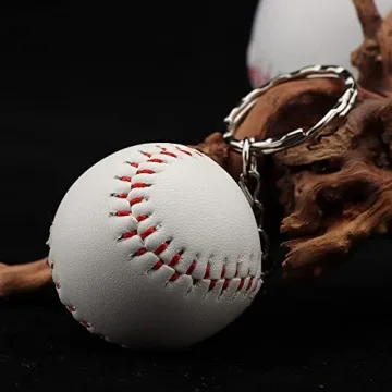 kcrygogo Mini Baseball Keychain for Sports Lovers