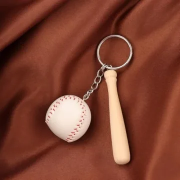 kcrygogo Mini Baseball Keychain for Sports Lovers