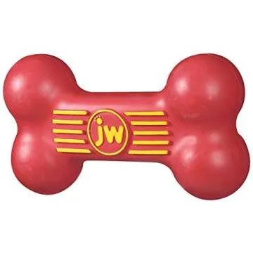 JW Pet Dog iSqueak Bone Dog Toy - Heavy Duty, Large, Assorted Colors
