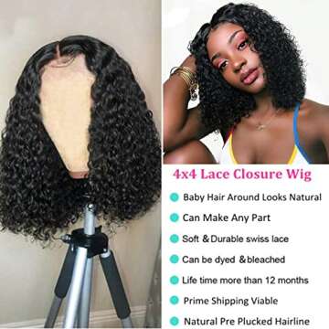 SODLIS Glueless Deep Wave Lace Front Wig for Black Women