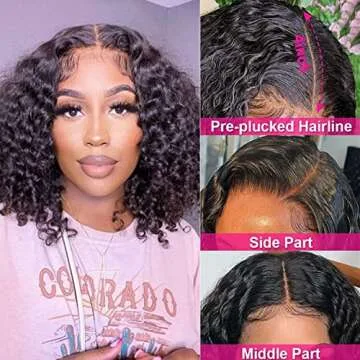 SODLIS Glueless Deep Wave Lace Front Wig for Black Women