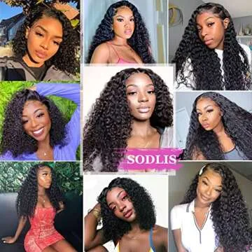 SODLIS Glueless Deep Wave Lace Front Wig for Black Women
