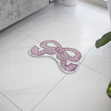 Luxape Bow Rug - Bow Shaped Rug - Handmade & Premium- 30in (75cm) - Uno Reverse Rug - Designer Rugs ...