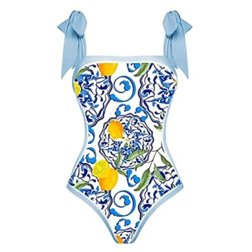 Stylish Women One-Piece Swimsuit with Cover-Up