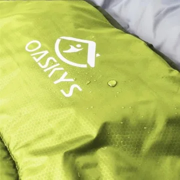 oaskys Camping Sleeping Bag - 3 Season Warm & Cool Weather - Summer Spring Fall Lightweight Waterproof for Adults Kids - Camping Gear Equipment, Traveling, and Outdoors