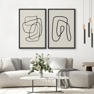 SIGNWIN Modern Framed Wall Art Set for Stylish Decor