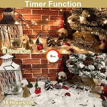 33 Ft-100 LED Christmas Fairy Lights with Remote Control