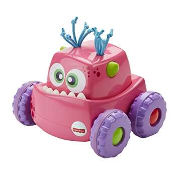 Fisher-Price Press 'n Go Monster Truck - Engaging Baby Toy