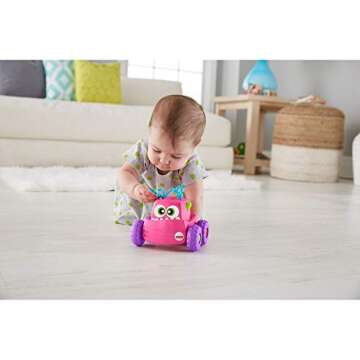 Fisher-Price Press 'n Go Monster Truck - Engaging Baby Toy