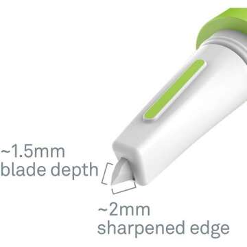 Slice 00116 Precision Cutter, Micro Ceramic Blade, Finger Friendly Never Rusts, Intricate Cuts for Art Crafts, Projects & Food