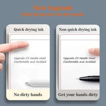 BAYTORY 6Pcs Gel Ink Pens for Smooth Writing and Journaling