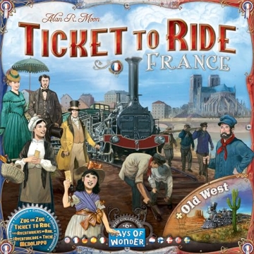 Ticket to Ride Expansion: France and Old West Adventure