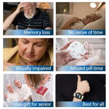 Atomic Talking Watch for Seniors with Audio Alerts